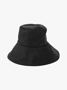 (RARE) JANESSA LEONE | 100% WAXED COTTON "CHAPLIN" WAXED RAIN BUCKET HAT
